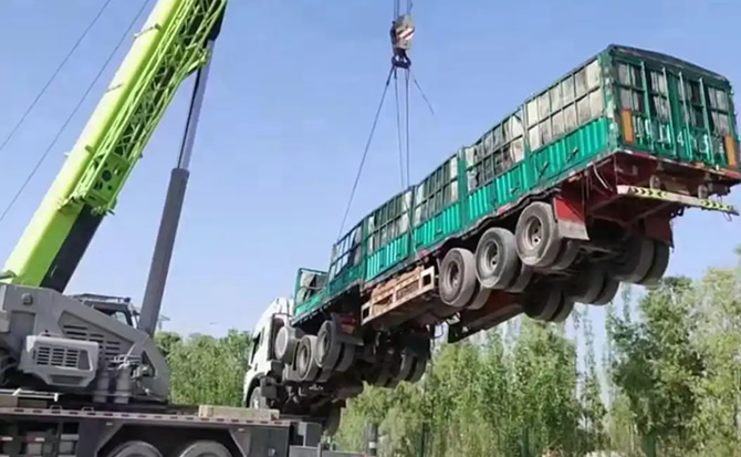 江华道路脱困救援案例